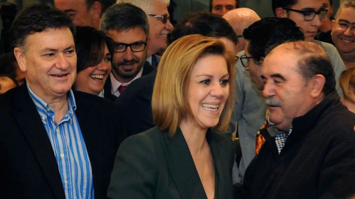 Telediario 1 - Cospedal reprocha a Pedro Sánchez