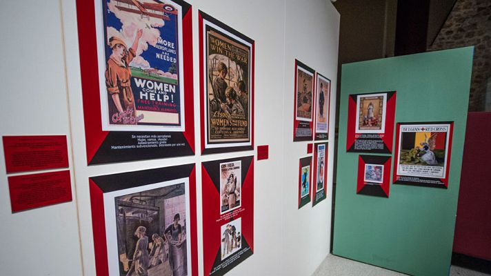 Telediario 1 - Una muestra sobre las mujeres en la Primera Guerra Mundial