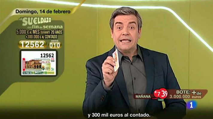 Sorteos ONCE - Sorteo ONCE - 14/02/16