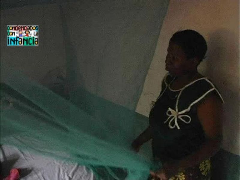 Mosquiteras contra la malaria en Kenia