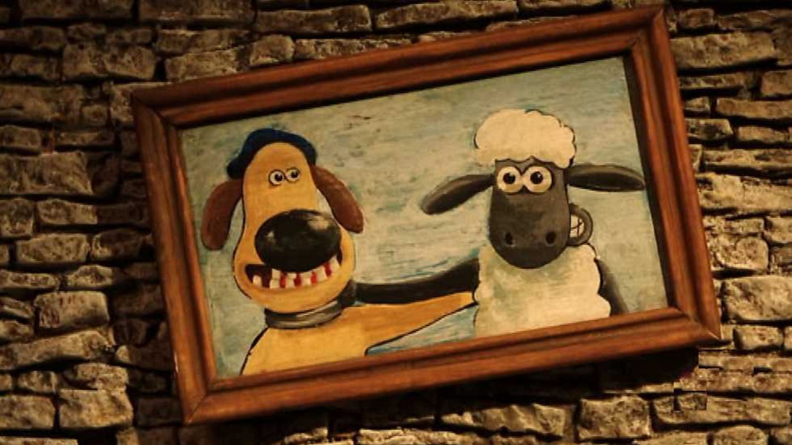 El cuadro torcido - La oveja Shaun | Ver