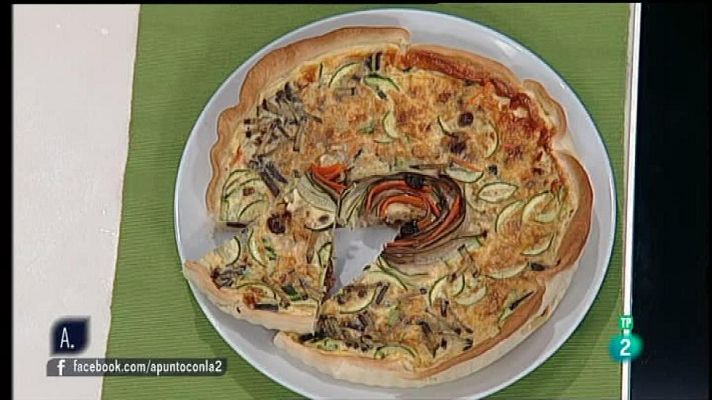 RTVE Cocina - Quiche de verduras y pasas