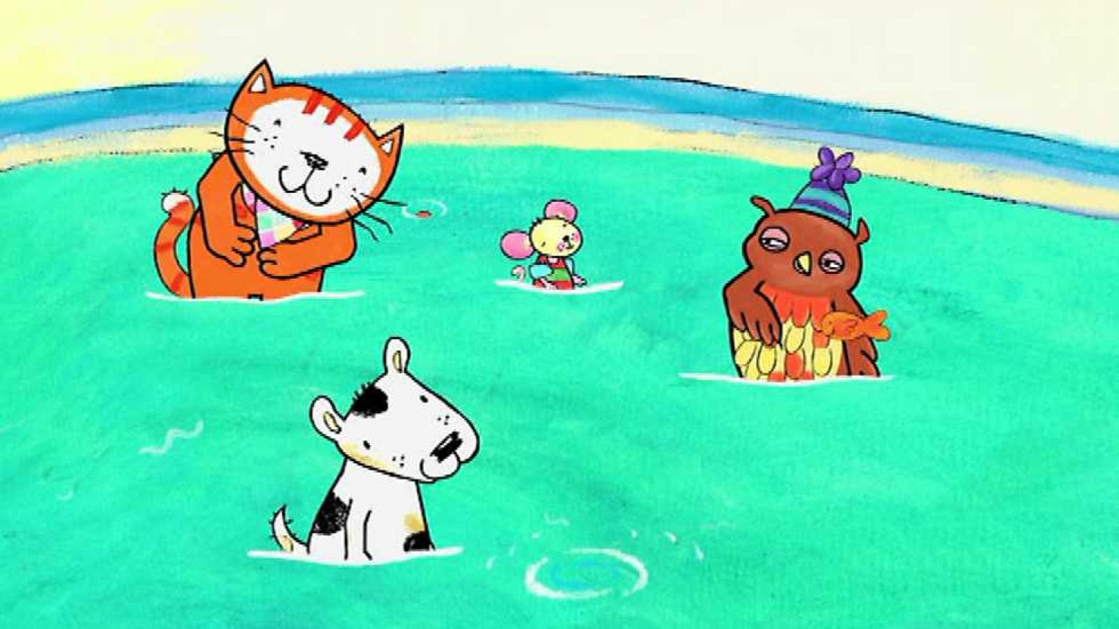 El viaje al estanque de la risa floja - La gata Lupe | Ver