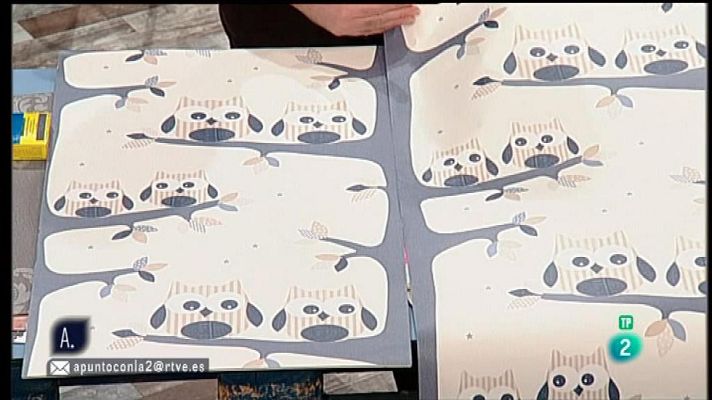 A punto con La 2 - Poner papel pintado