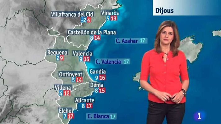L'informatiu - Comunitat Valenciana - El tiempo en la Comunidad Valenciana - 17/02/16