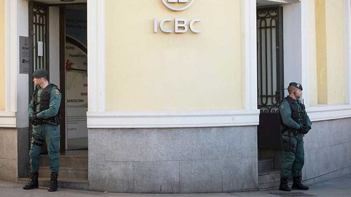 Telediario 1 - La Guardia Civil detiene a cinco directivos del banco chino ICBC en Madrid por indicios de blanqueo
