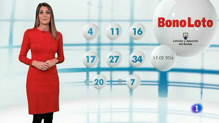 Loterías - Bonoloto - 17/02/16