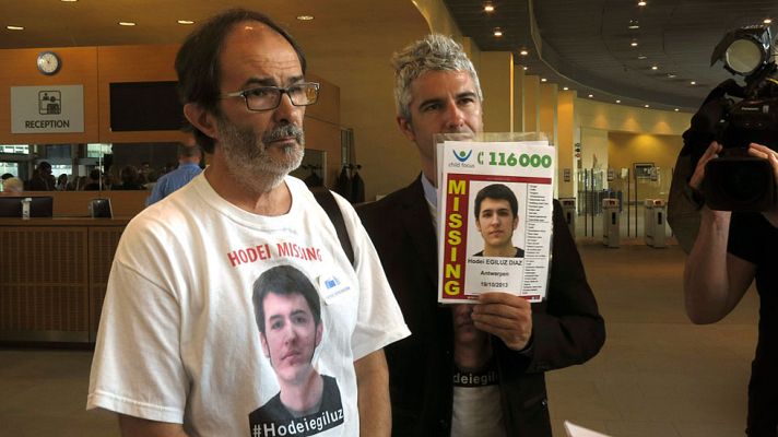 Telediario 1 - Las pruebas de ADN confirman que el cadáver encontrado en Amberes es el de Hodei Egiluz