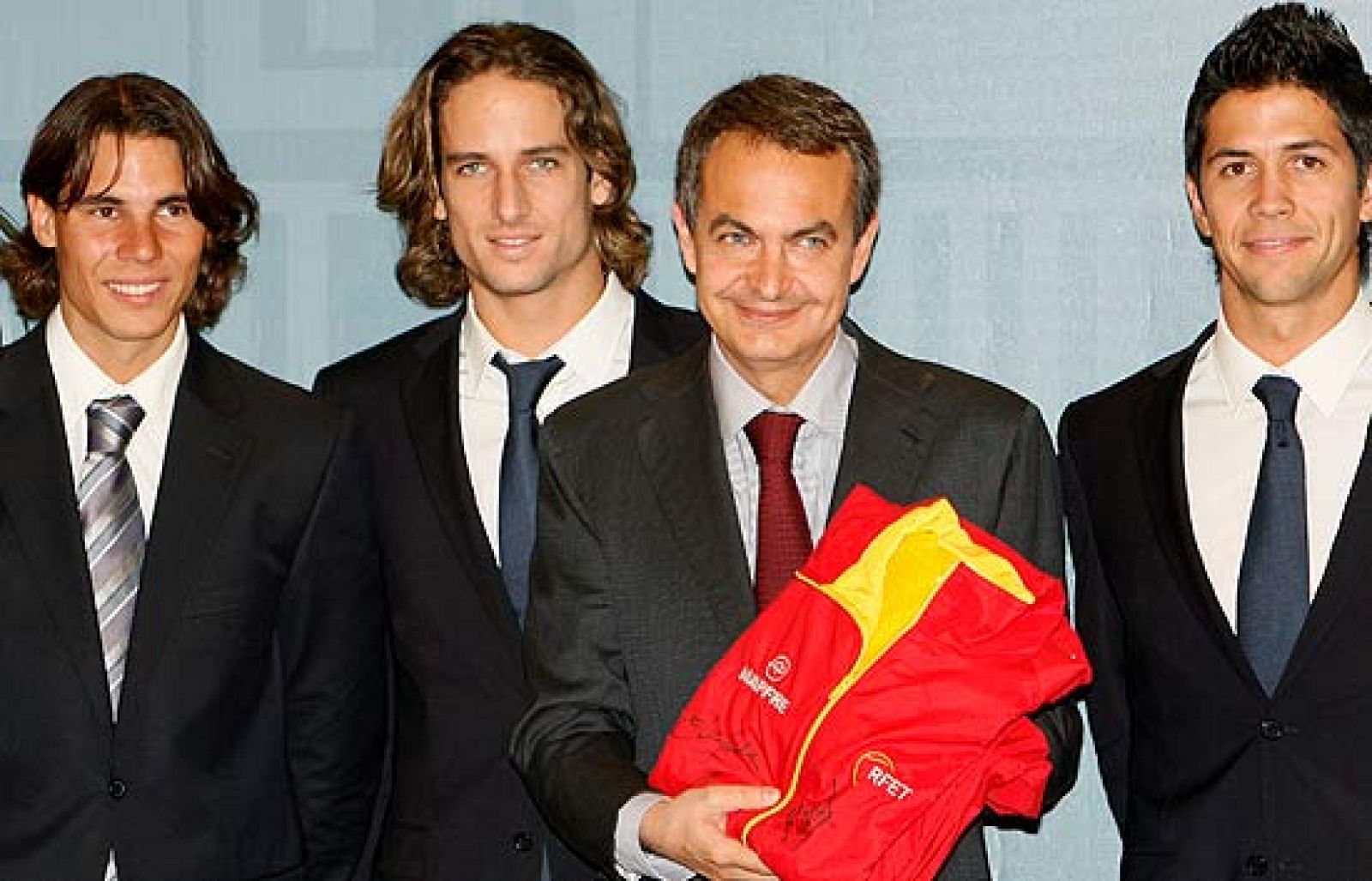 Recepción oficial de los héroes de la Davis