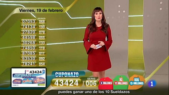 Sorteos ONCE - Sorteo ONCE - 19/02/16