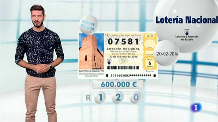Loterías - Lotería Nacional - 20/02/16