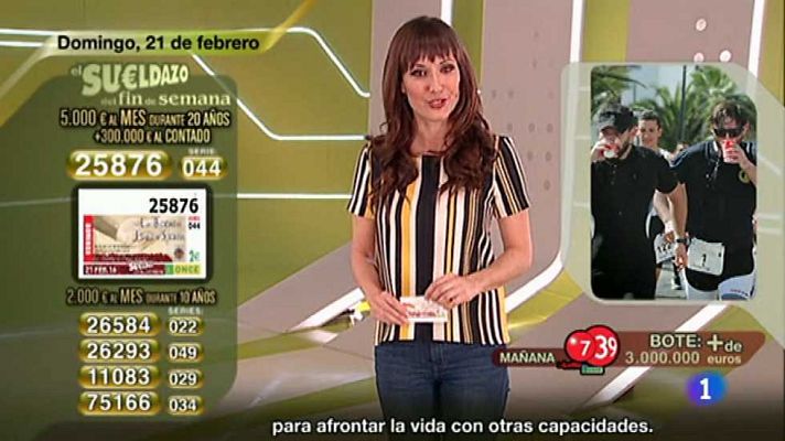 Sorteos ONCE - Sorteo ONCE - 21/02/16