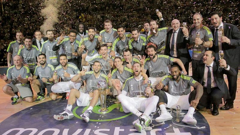 El Real Madrid de Pablo Laso ha sumado un nuevo título tras la consecución de su tercera Copa del Rey consecutiva al derrotar en la final al Herbalife Gran Canaria por 81-85.