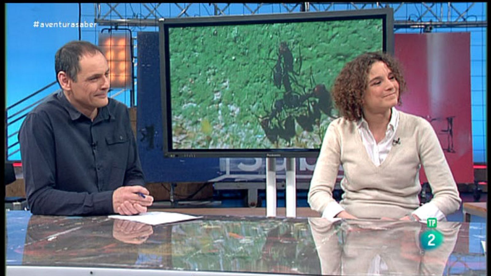 La Aventura del Saber. José Manuel Crespo y a Sonia Castañeda