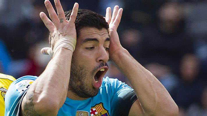 Telediario 1 - Suárez casi no puede viajar a Londres para la Champions