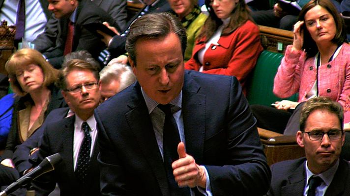 Telediario 1 - Cameron defiende ante el Parlamento británico el acuerdo con la UE para evitar el 'brexit'