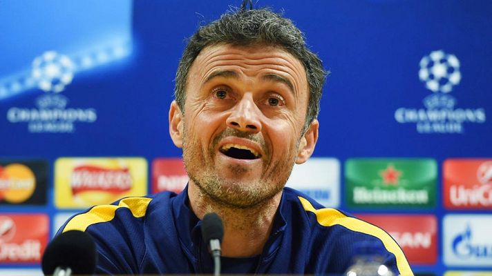 Telediario 1 - Luis Enrique solo le dice a la MSN "abracadabra"