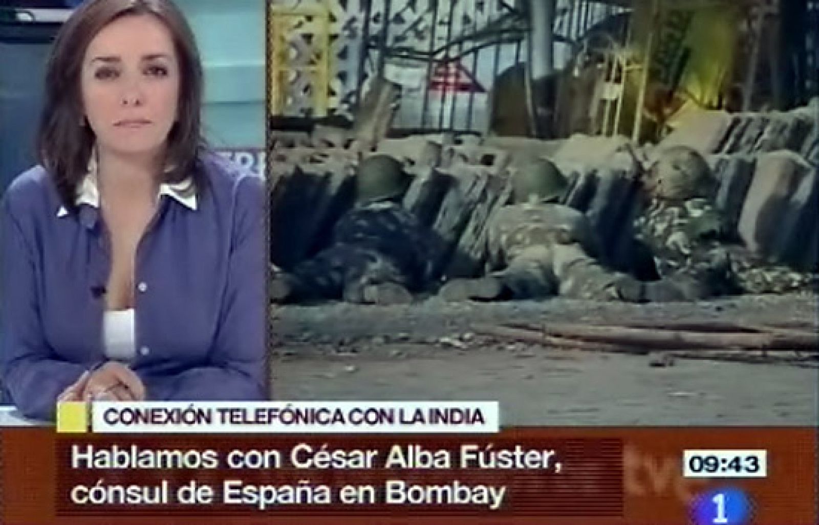 César Alba, cónsul español en Bombay, explica la situación de los españoles atrapados tras los atentados