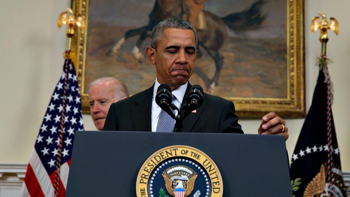 Telediario 1 - El presidente de EE.UU., Barack Obama, presenta su propuesta para que el Congreso autorice el cierre de la cárcel de Guantánamo