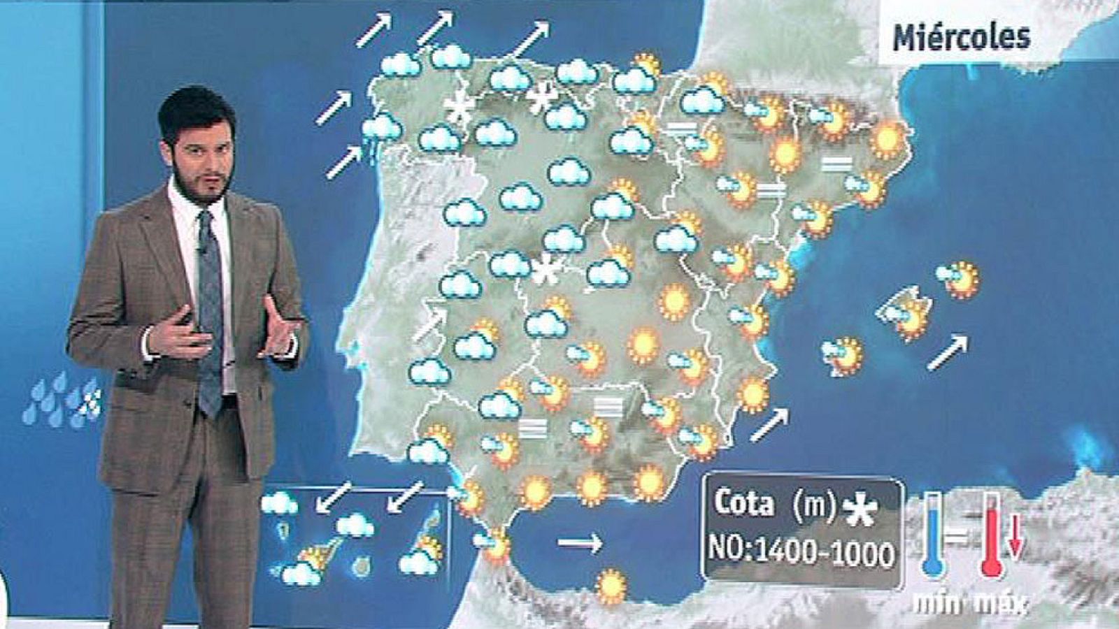 Lluvias en el noroeste peninsular y temperaturas todavía muy altas para esta época