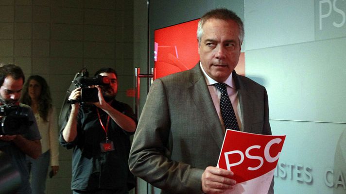 Telediario 1 - Pere Navarro comparece como imputado por presunto tráfico de influencias en el 'caso Mercurio'