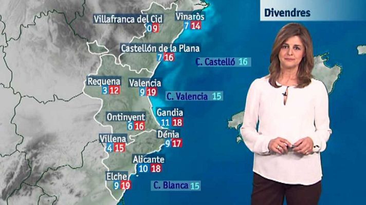 L'informatiu - Comunitat Valenciana - El tiempo en la Comunidad Valenciana - 25/02/16