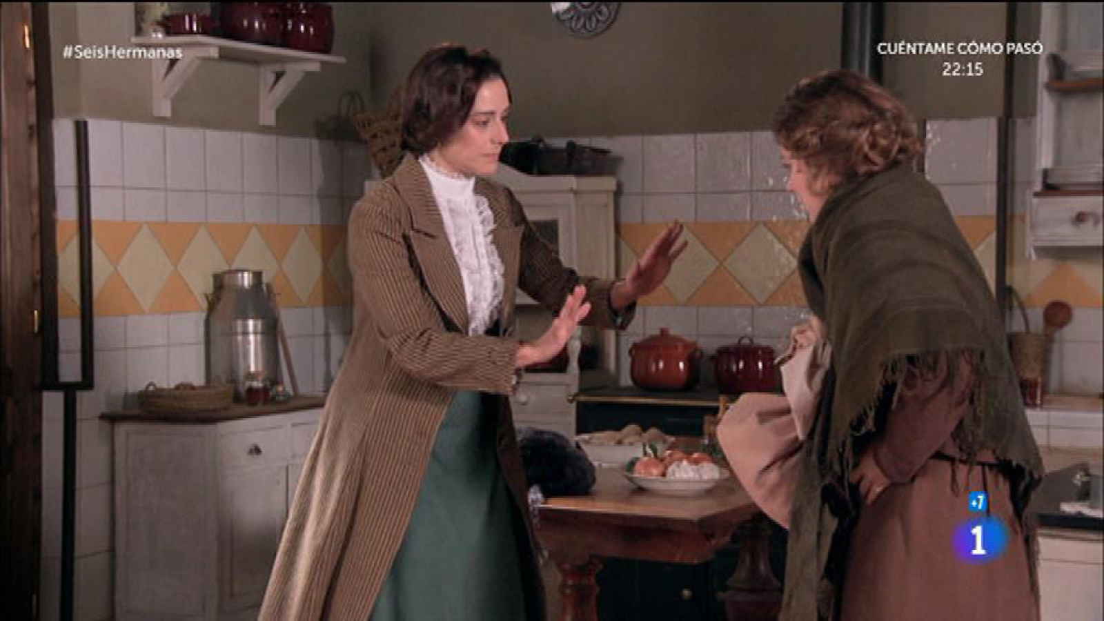 Seis Hermanas - Lorenza descubre la relación entre Celia y Aurora