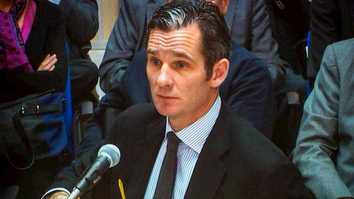 Telediario 1 - Urdangarin niega haber sido un "comisionista" y admite que Aizoon contrató a empleados que no conocía