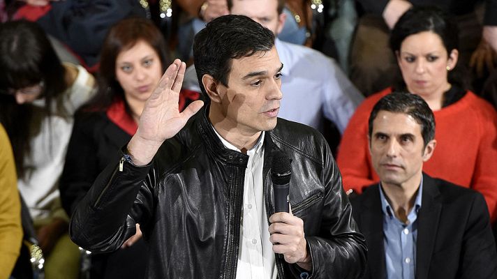 Telediario 1 - Pedro Sánchez defiende su pacto con Ciudadanos y critica a Podemos por no apoyarlo