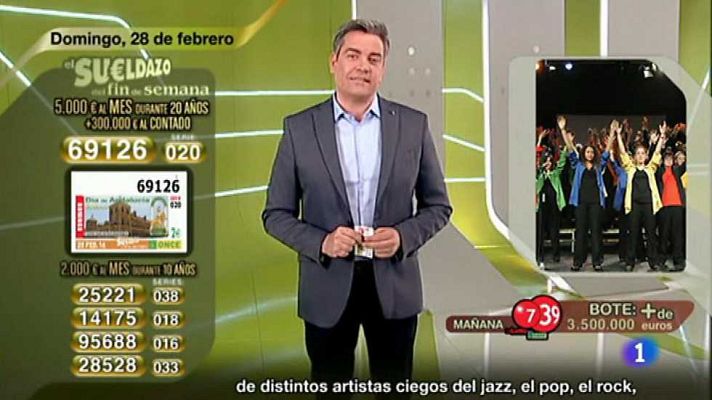 Sorteos ONCE - Sorteo ONCE - 28/02/16