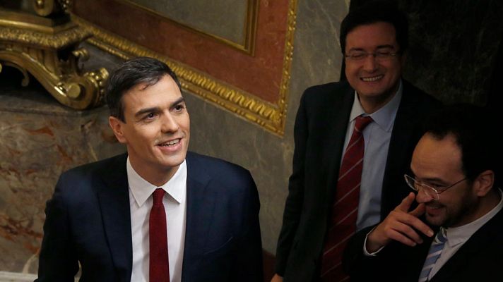 Telediario 1 - Las medidas propuestas por Pedro Sánchez en su discurso de investidura