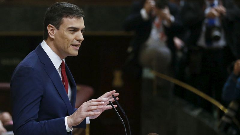 Snchez reivindica el pacto con Ciudadanos y acusa a Rajoy de "faltar al respeto" a los espaoles