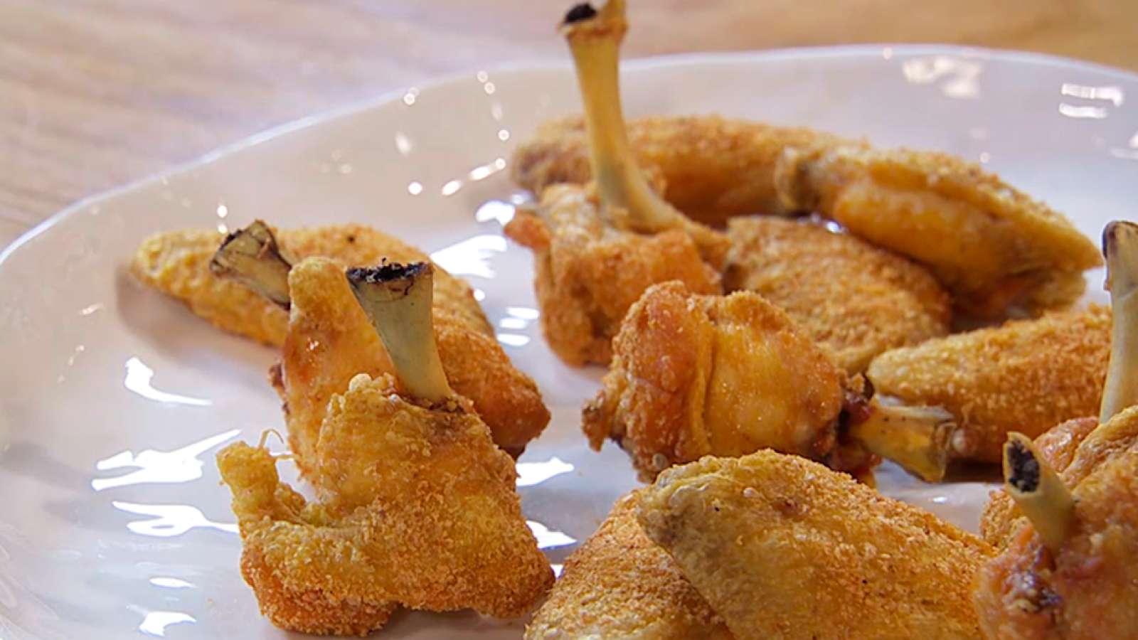 Receta de alitas rebozadas en polvo de especias