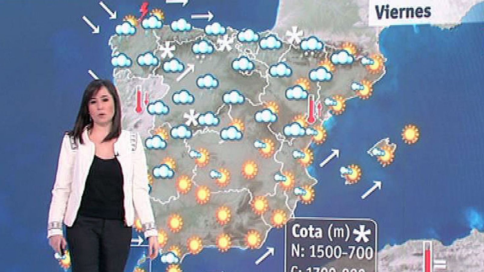 Llega un frente frLlega un frente frío que dejará nieve en el norte peninsular