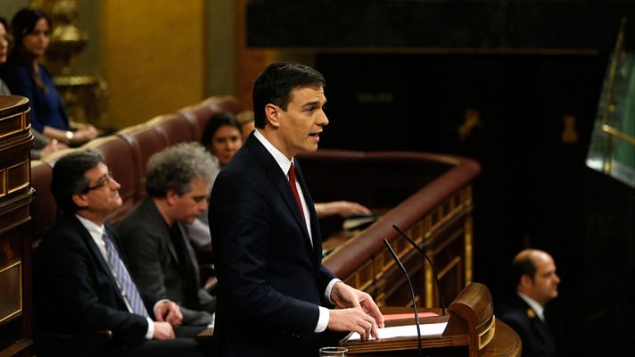 Telediario 1 - Pedro Sánchez cree que la mayoría de los diputados comparten las medidas de su acuerdo con Ciudadanos