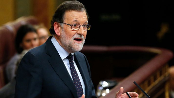 Telediario 1 - Rajoy a Sánchez: "Ha puesto las instituciones al servicio de su supervivencia y eso es también corrupción"