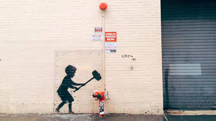 Telediario 1 - Un estudio científico desvela la identidad de Banksy