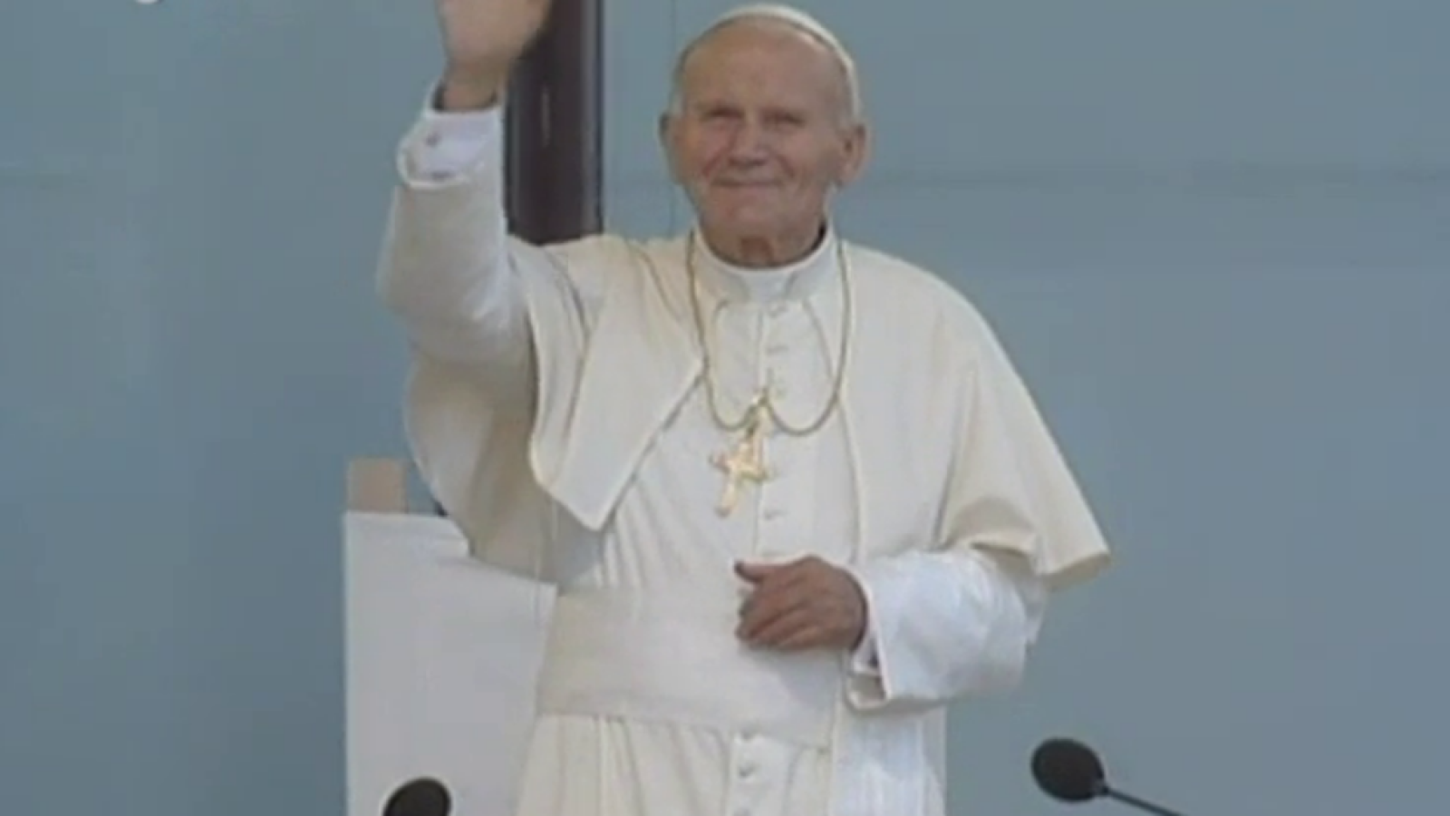 Juan Pablo II en España. Espectáculo musical en el Monte del Gozo (Santiago de Compostela)