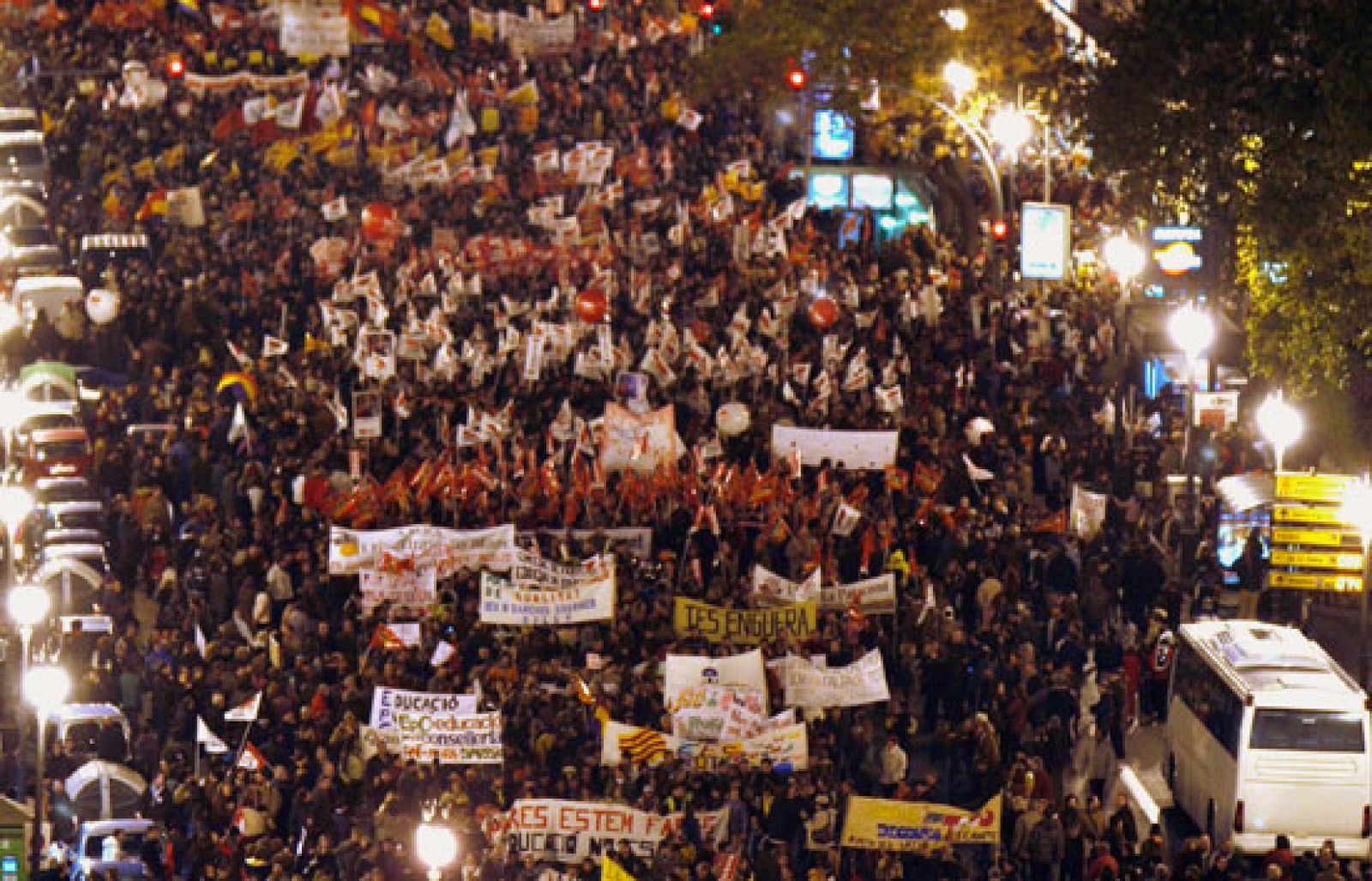 Manifestación en Valencia