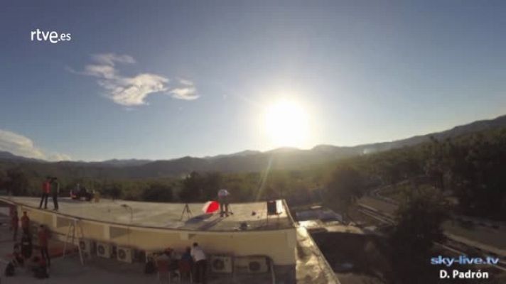  - 'Timelapse' del eclipse de Sol desde Palu