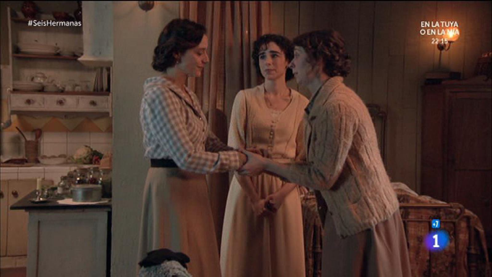 Seis Hermanas - Aurora y Celia tratan de ayudar a un hombre moribundo
