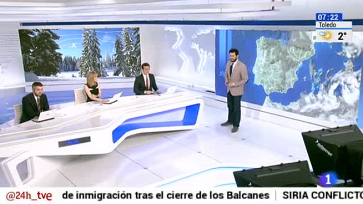 El tiempo - Empieza a remitir el temporal, aunque sigue nevando en el norte