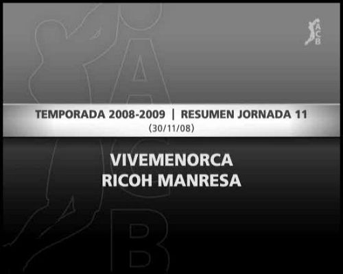 Baloncesto en RTVE - ViveMenorca 83-67 Ricoh Manresa