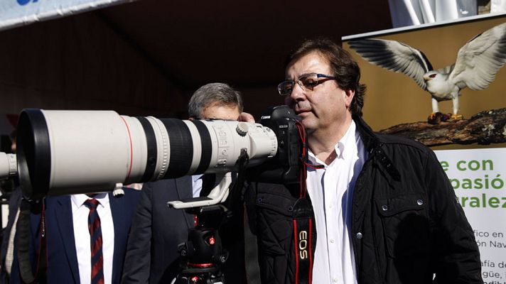 Telediario 1 - El Parque Nacional de Monfragüe a ojo de buitre