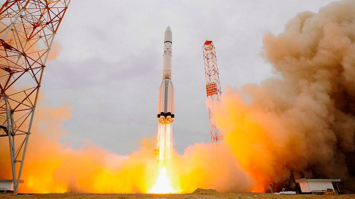 Telediario 1 - Éxito del lanzamiento de la misión Exomars, primer paso de Europa en la conquista de Marte