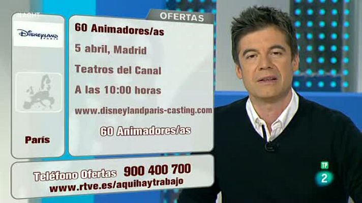 Aquí hay trabajo - Casting para Disneyland París