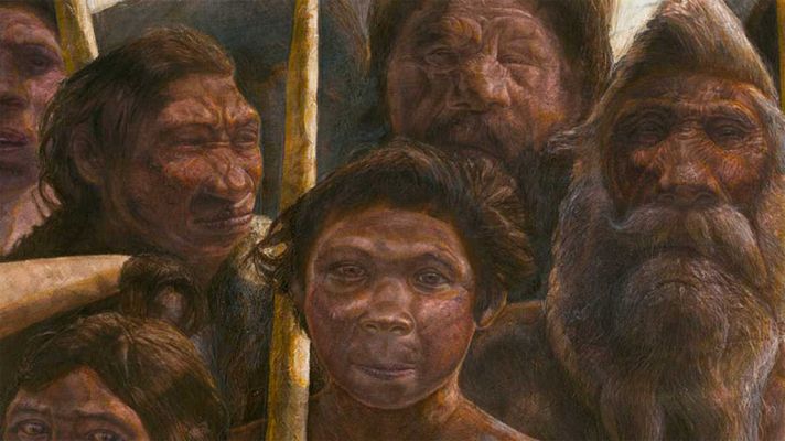 Telediario 1 - Los homínidos de Atapuerca fueron antepasados de los neandertales, según su ADN