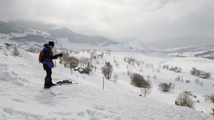 El tiempo - Nieve y viento fuerte en el norte de Cataluña