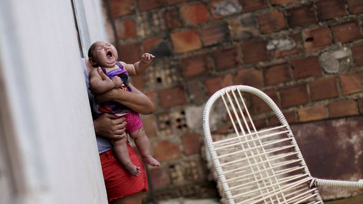 Telediario 1 - El zika puede causar microcefalia en uno de cada cien embarazos con infección