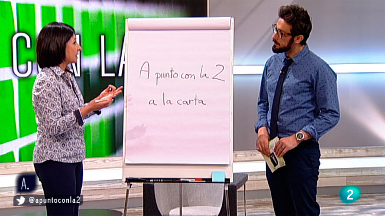 A punto con La 2 - Comunicación no verbal. ¿El rotafolio, más eficaz que la presentación digital?